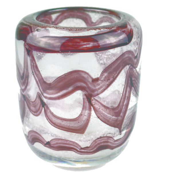 Blown Glass Candle Holder BGC069 Life Expressions Ltd.